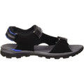 Black-Nautical Blue - Back - Regatta Mens Kota Drift Open Toe Sandals