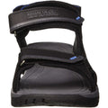 Black-Nautical Blue - Close up - Regatta Mens Kota Drift Open Toe Sandals