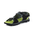 Black-Bright Kiwi - Close up - Regatta Mens Kota Drift Open Toe Sandals
