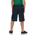 Navy - Side - Regatta Kids Shorewalk Multi Pocket Shorts