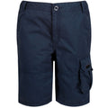 Navy - Front - Regatta Kids Shorewalk Multi Pocket Shorts
