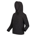 Black Marl - Side - Regatta Childrens-Kids Keyon Hooded Fleece