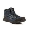 Blue-Black - Front - Regatta Mens Edgepoint Mid Waterproof Hiking Shoes