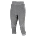 Charcoal Grey Marl - Front - Dare 2B Mens In The Zone 3-4 Base Layer Leggings