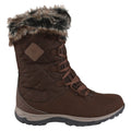 Chestnut - Back - Regatta Great Outdoors Womens-Ladies Newley Faux Fur Trim Thermo Boots