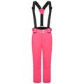 Geranium Pink - Front - Dare 2B Childrens-Kids Motive Ski Pants