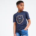Navy - Side - Dare 2B Childrens-Kids Go Beyond Graphic T-Shirt