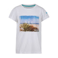 White Sea Breeze - Front - Regatta Childrens-Kids Bosley III Printed T-Shirt