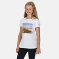 White Sea Breeze - Back - Regatta Childrens-Kids Bosley III Printed T-Shirt