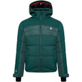 Forest Green-Fern - Front - Dare 2B Mens Denote Waterproof Ski Jacket