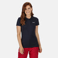Navy - Back - Regatta Womens-Ladies Sinton Polo Shirt
