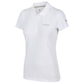 White - Front - Regatta Womens-Ladies Sinton Polo Shirt