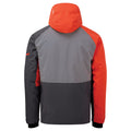 Ebony Grey-Trail Blaze Red - Side - Dare 2B Mens Supercell Waterproof Ski Jacket