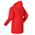 Molten Red - Close up - Regatta Womens-Ladies Bergonia II Hooded Waterproof Jacket
