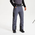 Ebony Grey-Black - Back - Dare 2B Mens Absolute II Ski Trousers