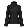 Black - Front - Regatta Womens-Ladies Ablaze 3 Layer Membrane Soft Shell Jacket