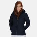 Navy - Back - Regatta Womens-Ladies Venturer 3 Layer Membrane Soft Shell Jacket