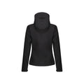 Black - Side - Regatta Womens-Ladies Venturer 3 Layer Membrane Soft Shell Jacket