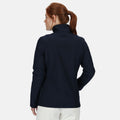 Navy - Side - Regatta Womens-Ladies Honestly Made Softshell Jacket