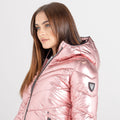 Powder Pink - Close up - Dare 2B Womens-Ladies Reputable Swarovski Insulated Jacket