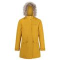 Mustard Seed - Front - Regatta Womens-Ladies Serleena II Faux Fur Insulated Winter Parka