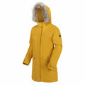 Mustard Seed - Pack Shot - Regatta Womens-Ladies Serleena II Faux Fur Insulated Winter Parka