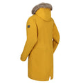 Mustard Seed - Close up - Regatta Womens-Ladies Serleena II Faux Fur Insulated Winter Parka