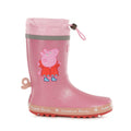 Pink - Back - Regatta Childrens-Kids Peppa Pig Dinosaur Wellington Boots