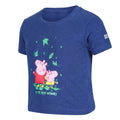 Royal Blue - Lifestyle - Regatta Childrens-Kids Peppa Pig Printed Short-Sleeved T-Shirt