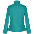 Turquoise Marl - Back - Regatta Womens-Ladies Connie V Softshell Walking Jacket