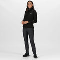Black - Back - Regatta Womens-Ladies Connie V Softshell Walking Jacket