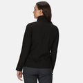 Black - Side - Regatta Womens-Ladies Connie V Softshell Walking Jacket