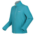 Tahoe Blue-Bleached Aqua - Side - Regatta Womens-Ladies Connie V Softshell Walking Jacket