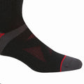 Black-Dark Red - Side - Regatta Unisex Adult Wool Hiking Boot Socks (Pack of 2)