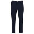 Navy - Front - Regatta Mens Delgado Coolweave Lightweight Trousers