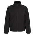 Black - Front - Regatta Mens Broadstone Full Zip Fleece Jacket