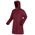 Claret Red - Close up - Regatta Womens-Ladies Remina Insulated Waterproof Jacket