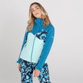 Dark Methyl Blue-Black - Lifestyle - Dare 2B Womens-Ladies Determined Blossom Ski Jacket