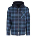 Navy - Front - Regatta Mens Tactical Siege Checked Jacket
