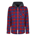 Classic Red - Front - Regatta Mens Tactical Siege Checked Jacket