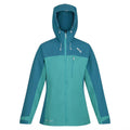 Turquoise-Enamel - Front - Regatta Womens-Ladies Britedale Waterproof Jacket