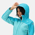 Turquoise-Enamel - Lifestyle - Regatta Womens-Ladies Britedale Waterproof Jacket