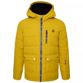 Moss Yellow - Front - Dare 2B Boys Waterproof Ski Jacket