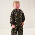 Dark Khaki - Pack Shot - Regatta Childrens-Kids Peppa Pig Waterproof Puddle Suit