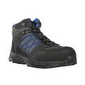 Briar Grey-Oxford Blue - Front - Regatta Mens Claystone Safety Boots