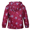 Raspberry Radiance - Back - Regatta Childrens-Kids Peppa Pig Packaway Waterproof Jacket