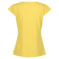 Maize Yellow - Side - Regatta Womens-Ladies Francine V Neck T-Shirt