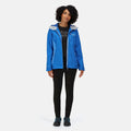 Lapis Blue-Sonic Blue - Back - Regatta Womens-Ladies Highton Stretch III Waterproof Jacket