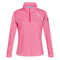 Rethink Pink-White - Front - Regatta Womens-Ladies Montes Lightweight Fleece Top