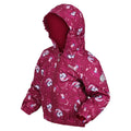 Raspberry Radiance - Pack Shot - Regatta Childrens-Kids Muddy Puddle Peppa Pig Unicorn Padded Jacket